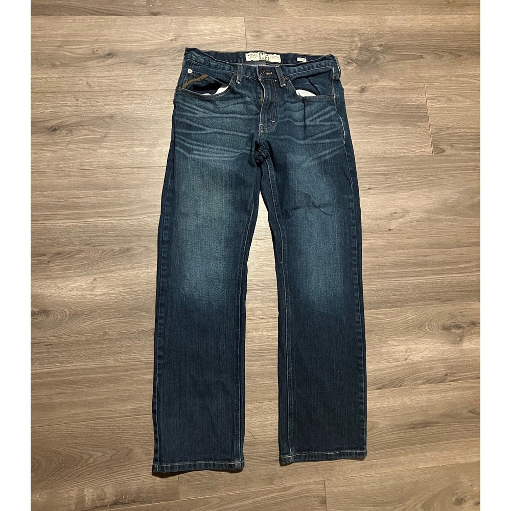 Ariat Jeans Men 31x31 Blue M5 Legacy Straight Leg Fit Medium Wash Western Cowboy